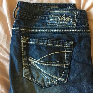 Silver Twisted Bootcut denim